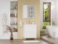 Товар: Тумба с раковиной Misty Атлантик 70 Белая арт-УТ000012600 - фото 6 Тумба с раковиной Misty Атлантик 70 Белая арт-УТ000012600 — фото 6, Тумбы с раковиной