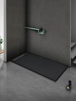 Душевой поддон из искусственного камня WeltWasser WW TRS 14090 STONE-BL 140x90 Черный арт-10000004384 — фото 2, Душевые поддоны из искусственного камня