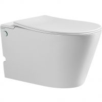 Унитаз Abber Bequem подвесной с сиденьем Микролифт арт-AC1106P — фото 1, Умные унитазы