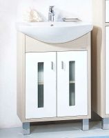 Товар: Тумба под раковину Бриклаер Бали 60 Светлая лиственница Белая глянцевая арт-4627125412097 - фото 2 Тумба под раковину Бриклаер Бали 60 Светлая лиственница Белая глянцевая арт-4627125412097 — фото 2, Тумбы под раковину