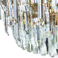 Люстра Divinare Bellatrix Прозрачная Латунь арт-3510/17 SP-18 — фото 4, Люстры