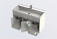 Товар: Тумба с раковиной Aquanet Латина 100 подвесная Белая арт-212837 - фото 6 Тумба с раковиной Aquanet Латина 100 подвесная Белая арт-212837 — фото 6, Тумбы с раковиной