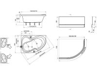Акриловая ванна Ravak Rosa II 160x105 R без гидромассажа арт-CL21000000 — фото 7, Акриловые ванны