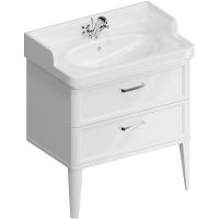 Тумба под раковину Kerama Marazzi Pompei 80 PO.N.80.2\WHT Белая глянцевая арт-PO.N.80.2\WHT — фото 2, Тумбы под раковину