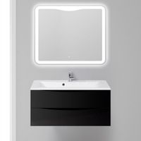 Товар: Тумба под раковину BelBagno Marino 100 подвесная Nero Lucido арт-MARINO-1000-2C-SO-NL-P - фото 2 Тумба под раковину BelBagno Marino 100 подвесная Nero Lucido арт-MARINO-1000-2C-SO-NL-P — фото 2, Тумбы под раковину