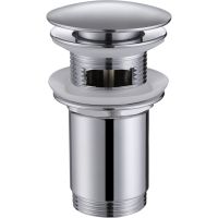 Донный клапан Abber Click-Clack Хром арт-AF0010 — фото 1, Донные клапаны