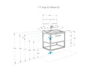 Тумба под раковину Aquaton Лофт Фабрик 65 подвесная Дуб кантри арт-1A242301LTDY0 — фото 11, Тумбы под раковину