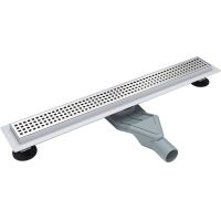 Душевой лоток Esbano Combi 70 C-NICE-70MC с решеткой Хром матовый арт-ESTRCOMNICE70MC — фото 1, Душевые лотки