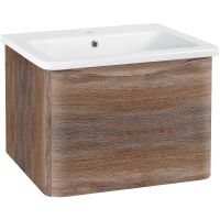 Тумба под раковину Runo Тоскана 60 Темное дерево арт-00-00001414 — фото 1, Тумбы под раковину