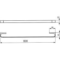 Полотенцедержатель Ideal Standard Moments Хром арт-N1141AA — фото 2, Полотенцедержатели