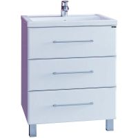 Тумба под раковину СанТа Омега 70 Белая арт-207039 — фото 1, Тумбы под раковину