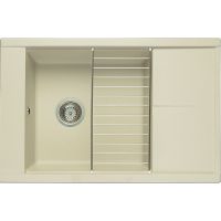 Товар: Кухонная мойка Aquaton Делия 78 Жемчуг арт-1A715132DE240 - фото 3 Кухонная мойка Aquaton Делия 78 Жемчуг арт-1A715132DE240 — фото 3, Кухонные мойки