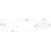 Товар: Унитаз Berges Ego XL Rimless подвесной с сиденьем Микролифт арт-082124 - фото 3 Унитаз Berges Ego XL Rimless подвесной с сиденьем Микролифт арт-082124 — фото 3, Подвесные унитазы