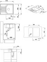 Кухонная мойка Blanco Zia 40 S Черная арт-526006 — фото 4, Кухонные мойки