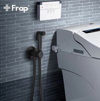Гигиенический душ со смесителем Frap Черный матовый арт-F7505-6 — фото 7, Гигиенические души