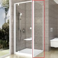 Душевая стенка Ravak Pivot PPS-90 профиль Белый стекло Transparent арт-90G70100Z1 — фото 1, Боковые стенки
