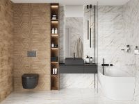 Керамическая плитка Gracia Ceramica Ideal white 01 настенная 25х60 арт-10100001533 — фото 5, Керамическая плитка