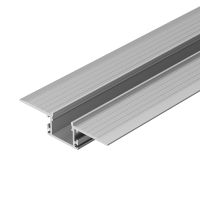 Профиль алюминиевый Arlight встраиваемый для ГКЛ Серебристый арт-024017 — фото 2, Профили для светодиодных лент