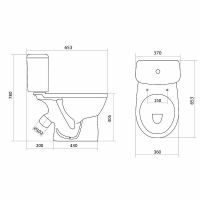 Товар: Унитаз компакт Santek Бореаль с бачком и сиденьем арт-1WH301704 - фото 6 Унитаз компакт Santek Бореаль с бачком и сиденьем арт-1WH301704 — фото 6, Напольные унитазы