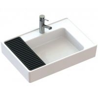 Тумба с раковиной Creavit Arya 68 Черная арт-AR065-M+AR065 — фото 7, Тумбы с раковиной