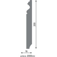 Товар: Плинтус Evrowood 2000x200x16 мм арт-PN 200 - фото 7 Плинтус Evrowood 2000x200x16 мм арт-PN 200 — фото 7, Плинтуса напольные