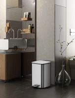 Ведро для мусора WeltWasser WW ME Wally MT 12L Хром матовый арт-10000006133 — фото 3, Мусорные ведра