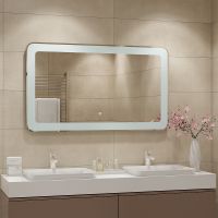 Зеркало Континент Velvette 1200x800 с подсветкой с сенсорным выключателем арт-ЗЛП468 — фото 4, Зеркала в ванную комнату