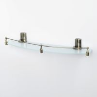 Товар: Стеклянная полка WasserKRAFT Exter Светлая бронза арт-K-5244 - фото 2 Стеклянная полка WasserKRAFT Exter Светлая бронза арт-K-5244 — фото 2, Полки для ванной и душа