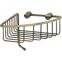 Полка корзина Veragio Basket угловая Бронза арт-VR.GFT-9057.BR — фото 1, Полки для ванной и душа