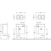 Тумба под раковину Kerama Marazzi Lato 50 LA.50\WHT подвесная Белая глянцевая арт-LA.50\WHT — фото 11, Тумбы под раковину