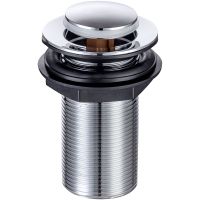 Донный клапан Allen Brau Eclipse click-clack Хром арт-5.E1009-00 — фото 1, Донные клапаны