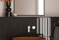 Керамическая плитка Equipe Vitral Axis Black настенная 5х40 см арт-31158 — фото 2, Керамическая плитка