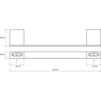 Полотенцедержатель Bemeta Via Хром арт-135004022 — фото 2, Полотенцедержатели