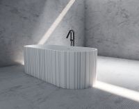 Ванна из искусственного камня Abber Stein 170x75 без гидромассажа арт-AS9653 — фото 3, Ванны из искусственного камня