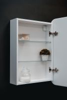 Зеркальный шкаф Silver Mirrors Фиджи 60-3 R с подсветкой Белый арт-LED-00002858 — фото 5, Зеркальные шкафы в ванную