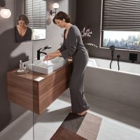 Ручной душ Hansgrohe Pulsify Select Activation EcoSmart Черный матовый арт-24101670 — фото 2, Лейки для душа
