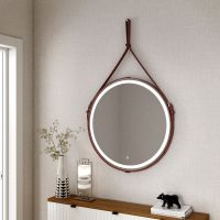 Товар: Зеркало Континент Millenium Brown D 500 с подсветкой с сенсорным выключателем на ремне из натуральной кожи арт-ЗЛП95 - фото 14 Зеркало Континент Millenium Brown D 500 с подсветкой с сенсорным выключателем на ремне из натуральной кожи арт-ЗЛП95 — фото 14, Зеркала в ванную комнату