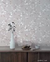 Обои Andrea Rossi Spectrum Art Винил на флизелине (1,06*10) Серый, Листья арт-54409-6 — фото 2, Обои для стен