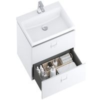 Тумба под раковину Ravak SD Comfort 60 подвесная Белая глянцевая арт-X000001377 — фото 3, Тумбы под раковину