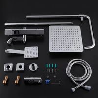 Душевая система Gappo G91 с термостатом Хром арт-G2491 — фото 13, Душевые стойки