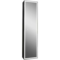 Зеркальный шкаф Континент Mirror Box black Led 40 с подсветкой Черный арт-МВК050 — фото 4, Пеналы для ванной комнаты