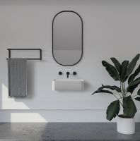 Раковина Abber Stein 50 Белая матовая арт-AS2626 — фото 4, Раковины подвесные