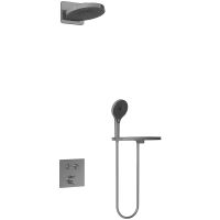 Душевая система Vincea Inspire Вороненая сталь арт-VSFW-4I211RGM — фото 1, Встраиваемые душевые комплекты