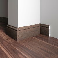 Плинтус Decor-Dizayn 2400x13x79 мм арт-005-73SH — фото 3, Плинтуса напольные