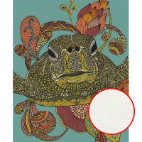 Фреска Ortograf Животные 9631 Фактура флок FLK Флизелин (2,2*2,7) Бирюзовый/Зеленый/Красный, Животные/Абстракция арт-9631 (флок FLK) — фото 1, Фрески