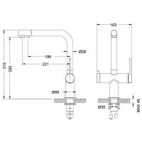 Смеситель для кухни Aquatek Европа Хром арт-AQ1385CR — фото 5, Смесители для кухни