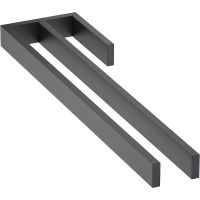 Полотенцедержатель Timo Petruma двойной Черный матовый арт-15252/03 — фото 1, Полотенцедержатели