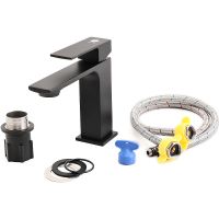 Товар: Смеситель для раковины Orange Lutz Черный арт-M04-021b - фото 8 Смеситель для раковины Orange Lutz Черный арт-M04-021b — фото 8, Смесители для раковины