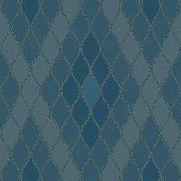 Обои Andrea Rossi Barbana Винил на флизелине (1,06*10,05) Синий, Орнамент арт-54293-5 — фото 1, Обои для стен