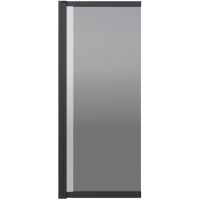 Шторка на ванну Berges River S Slider Black 98х145 профиль Черный матовый стекло тонированное арт-065018 — фото 8, Шторки для ванной раздвижные